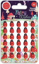 Fairy Wishes Wooden Ladybirds by Craft Consortium - Craftywaftyshop