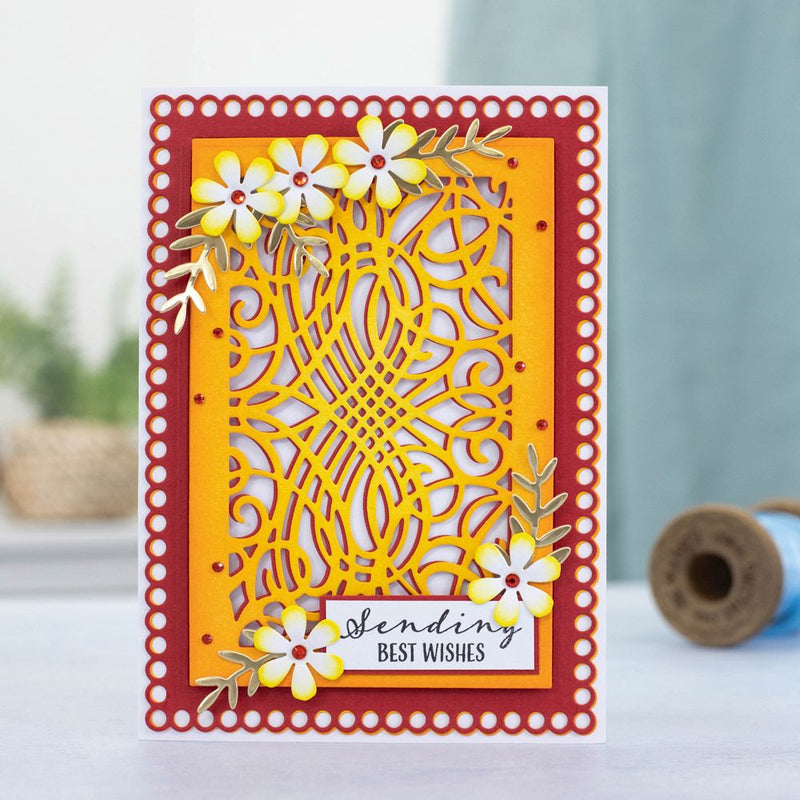 Gemini Deep Border Create-a-Card Die Baroque Frame by Crafters Companion - Craftywaftyshop