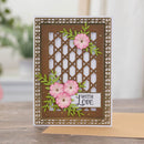 Gemini Deep Border Create-a-Card Die Garden Lattice by Crafters Companion - Craftywaftyshop