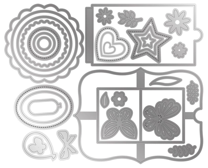 Gemini Dimensionals - Slide Pop Up Cards Die by Crafters Companion - Craftywaftyshop