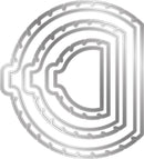 Gemini Door Reveal Stamp and Die - Curved by Crafters Companion - Craftywaftyshop