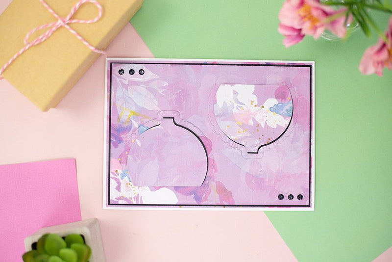 Gemini Door Reveal Stamp and Die - Curved by Crafters Companion - Craftywaftyshop