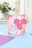 Gemini Everyday Half Create a Card Die Amore by Crafters Companion - Craftywaftyshop