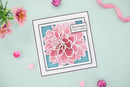 Gemini - Framed Floral Create A Card Die Dainty Dahlia - Craftywaftyshop