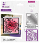 Gemini - Framed Floral Create A Card Die - Traditional Rose - Craftywaftyshop