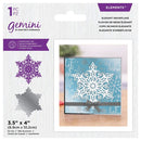 Gemini Metal Die Elements Elegant Snowflake - Craftywaftyshop