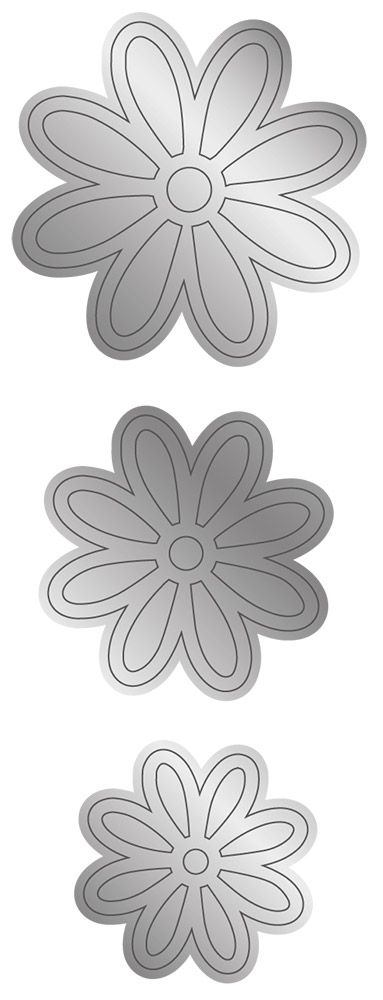 Gemini Metal Die Elements Floral Dies Dainty Daisy - Craftywaftyshop