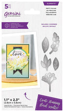 Gemini Metal Die Elements Floral Dies Pretty Foliage - Craftywaftyshop