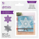 Gemini Metal Die Elements Frosted Star - Craftywaftyshop