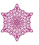 Gemini Metal Die Elements Lace Edge Star - Craftywaftyshop