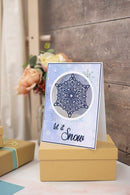 Gemini Metal Die Elements Lace Edge Star - Craftywaftyshop