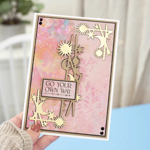 Gemini Scattered Corners & Borders Die Boho Dreams by Crafters Companion - Craftywaftyshop