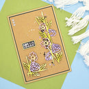 Gemini Scattered Corners & Borders Die Floral Meadow by Crafters Companion - Craftywaftyshop