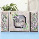 Gemini Scattered Corners & Borders Die Floral Meadow by Crafters Companion - Craftywaftyshop