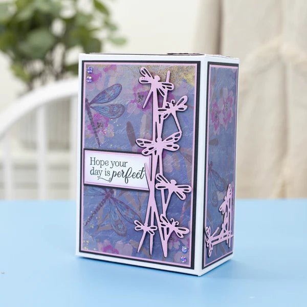 Gemini Scattered Corners & Borders Die Graceful Dragonflies by Crafters Companion - Craftywaftyshop