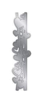 Gemini Scattered Corners & Borders Die Love Hearts by Crafters Companion - Craftywaftyshop