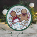 Gingerbread Bakes 6 in x 8 in Clear Stamp Set by Sam Poole - Craftywaftyshop