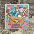 Gingerbread Bakes 6 in x 8 in Clear Stamp Set by Sam Poole - Craftywaftyshop