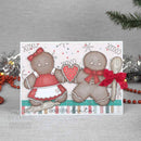 Gingerbread Bakes 6 in x 8 in Clear Stamp Set by Sam Poole - Craftywaftyshop