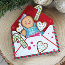 Gingerbread Bakes 6 in x 8 in Clear Stamp Set by Sam Poole - Craftywaftyshop