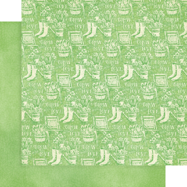 Graphic 45 Grow with Love 12×12 Patterns and Solids Pack - Craftywaftyshop