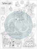 It's Snome Time 2 Northern Lights 6x8 Polymer Stamp Set by Craft Consortium - Craftywaftyshop