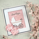 Jamie Rodgers Sentiments Collection New Baby Craft Die by Creative Expressions - Craftywaftyshop