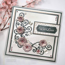 Jamie Rodgers Swirl Flourish Craft Die by Creative Expressions - Craftywaftyshop