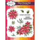 Jane’s Doodles Poinsettia 6 in x 8 in Clear Stamp Set by Creative Expressions - Craftywaftyshop