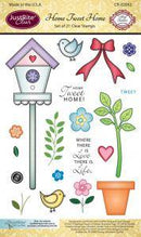 Justrite Home Tweet Home Clear Stamp - Craftywaftyshop