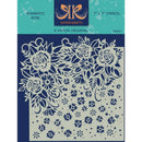 Katkin Krafts Romantic Rose 7 in x 7 in Stencil - Craftywaftyshop