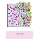 Katkin Krafts Romantic Rose 7 in x 7 in Stencil - Craftywaftyshop