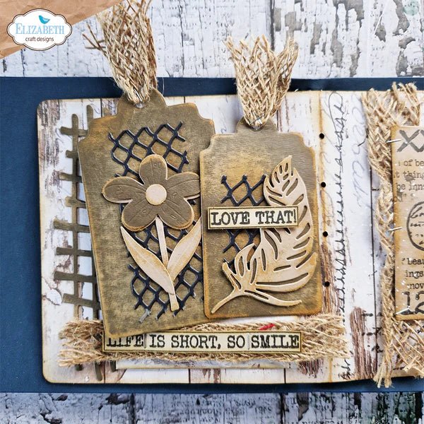Labels, tags and more Die Set by Elizabeth Craft Designs - Craftywaftyshop