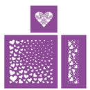 Love Hearts Stencil Set by Crafters Companion - Craftywaftyshop