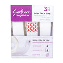 Low Tack Tape 19mm x 75M (3PC) by Crafters Companion - Craftywaftyshop