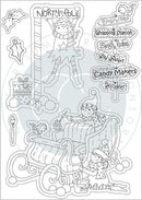 Made by Elves Sleigh Stamp Set by Craft Consortium - Craftywaftyshop