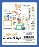 Make A Wish Birthday Boy Frames & Tags Die Cuts by Echo Park - Craftywaftyshop
