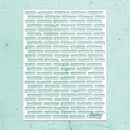 Mintay Kreativa 6 x 8 Stencil Brick Wall - Craftywaftyshop