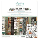 Mintay Mr Fix It 12 x 12 Paper Set - Craftywaftyshop