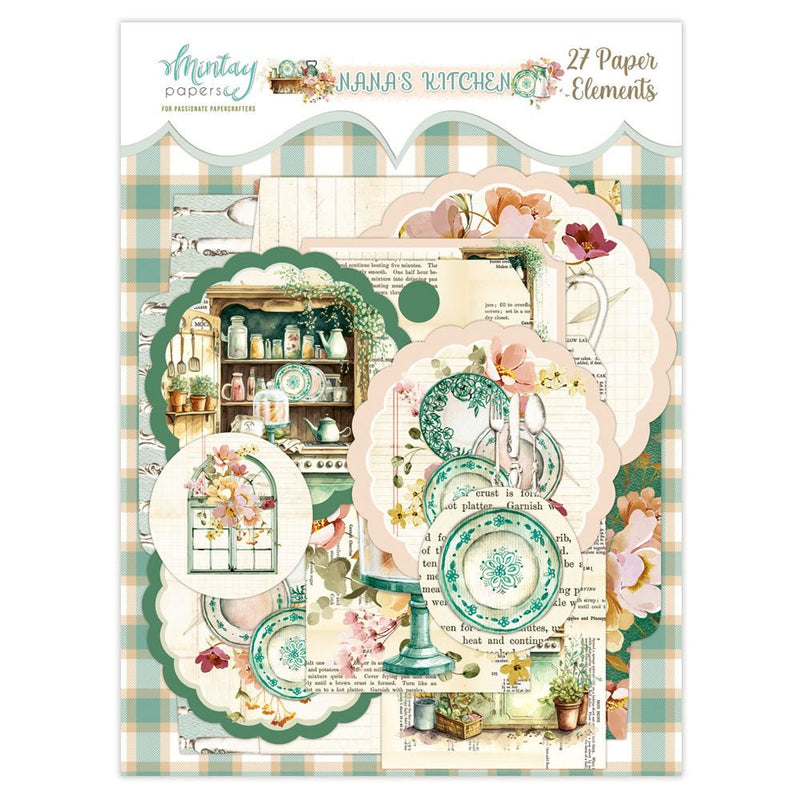 Mintay Nanas Kitchen Paper Elements - Craftywaftyshop
