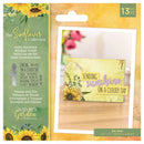 Nature's Garden - Sunflower Collection - Stamp and Die - Hello Sunshine - Craftywaftyshop