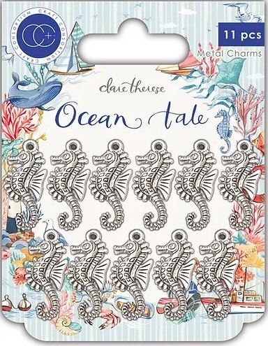 Ocean Tale Seahorse Metal Charms by Craft Consortium - Craftywaftyshop