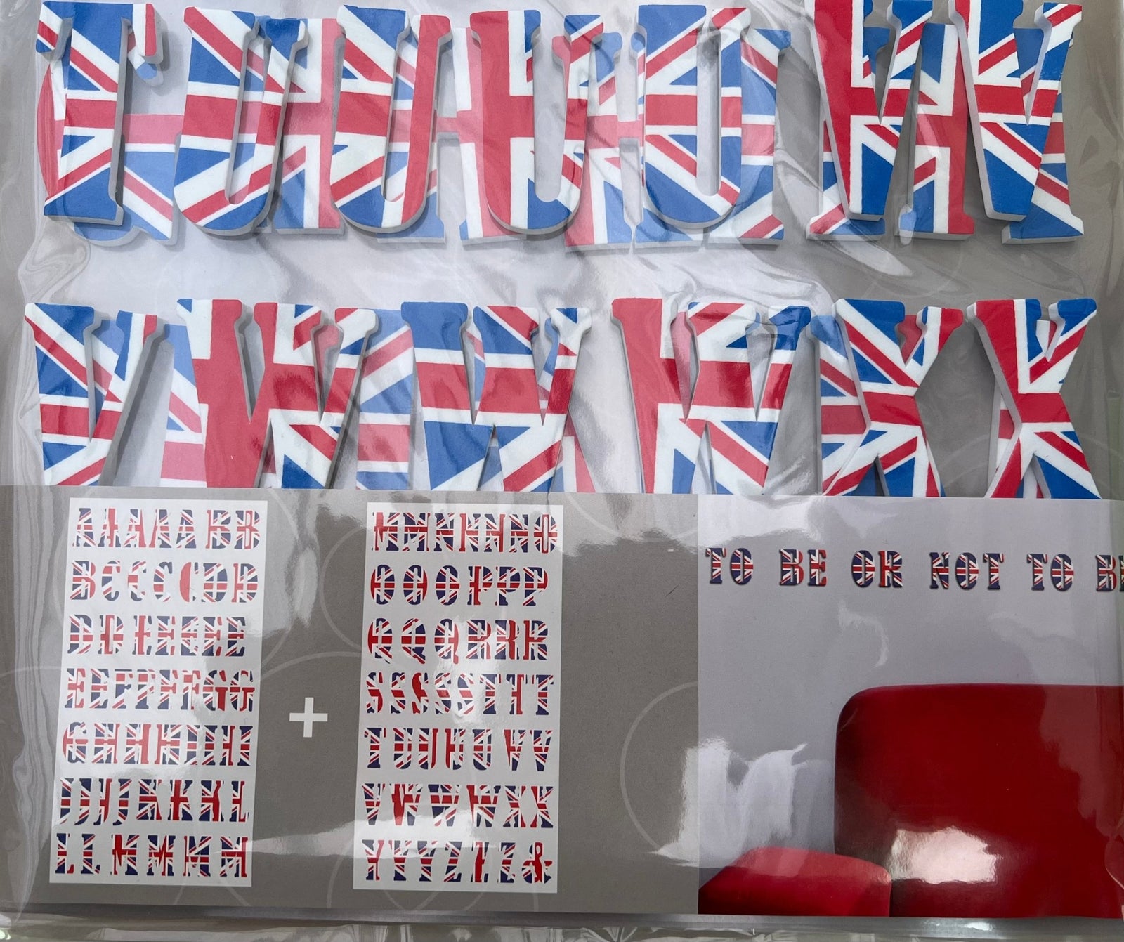 O'Deco 3D Self Adhesive Wall Decor Alphabet Union Jack by d-c-fix® - 4