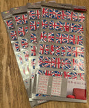 O'Deco 3D Self Adhesive Wall Decor Alphabet Union Jack by d-c-fix® - 4 packs - Craftywaftyshop