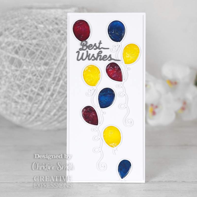 One-liner Collection Best Wishes Craft Die by Creative Expressions - Craftywaftyshop