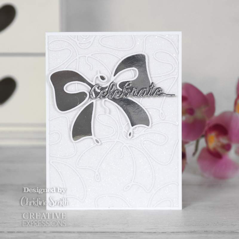One-liner Collection Bow Craft Die by Creative Expressions - Craftywaftyshop