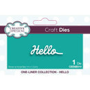 One-liner Collection Hello Craft Die by Creative Expressions - Craftywaftyshop