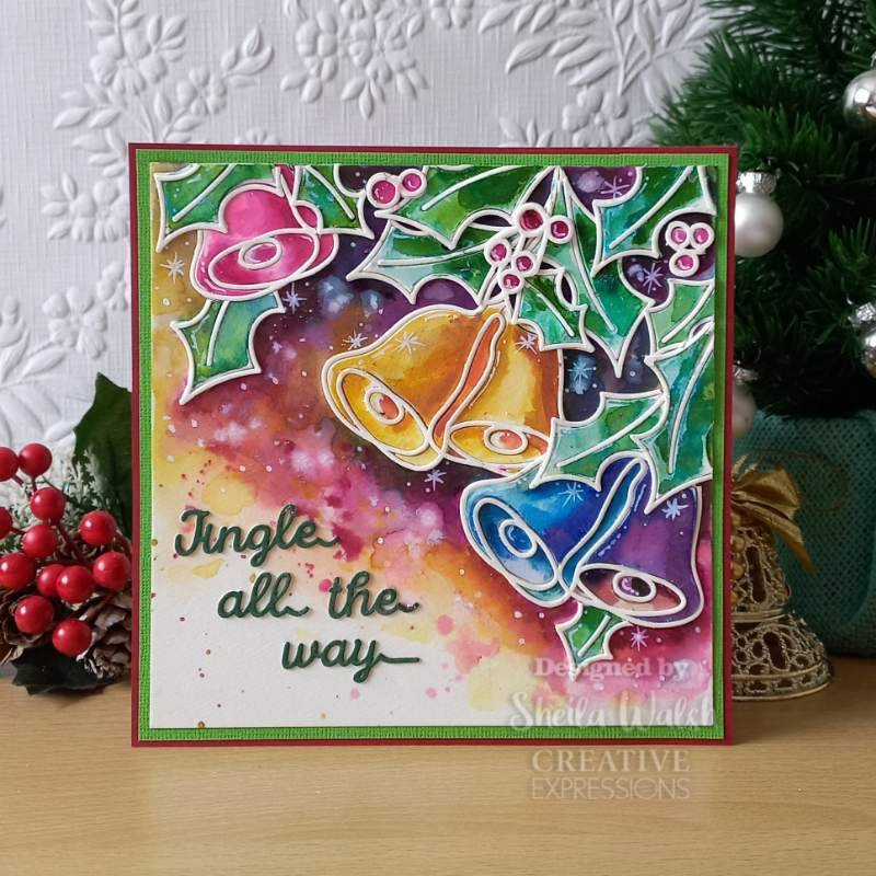 One-liner Collection Holly Craft Die - Craftywaftyshop