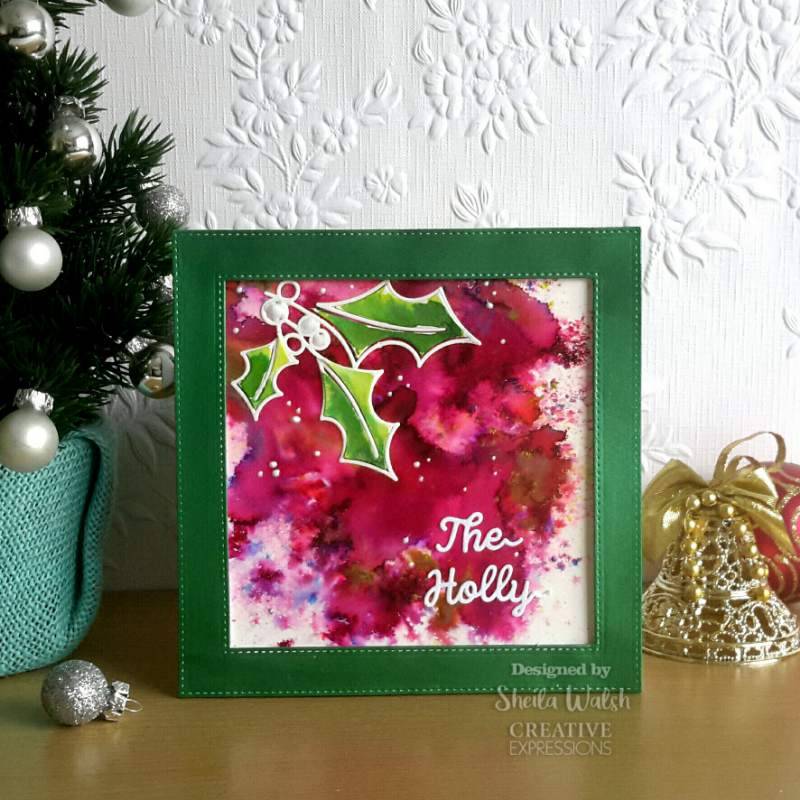 One-liner Collection Holly Craft Die - Craftywaftyshop