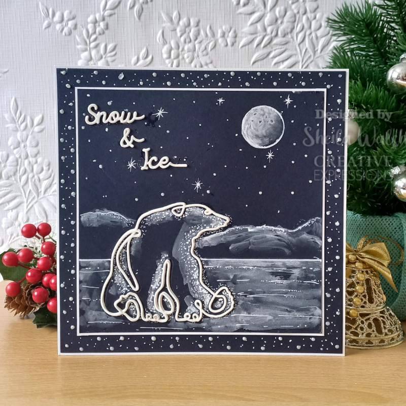 One-liner Collection Snow & Ice Craft Die - Craftywaftyshop
